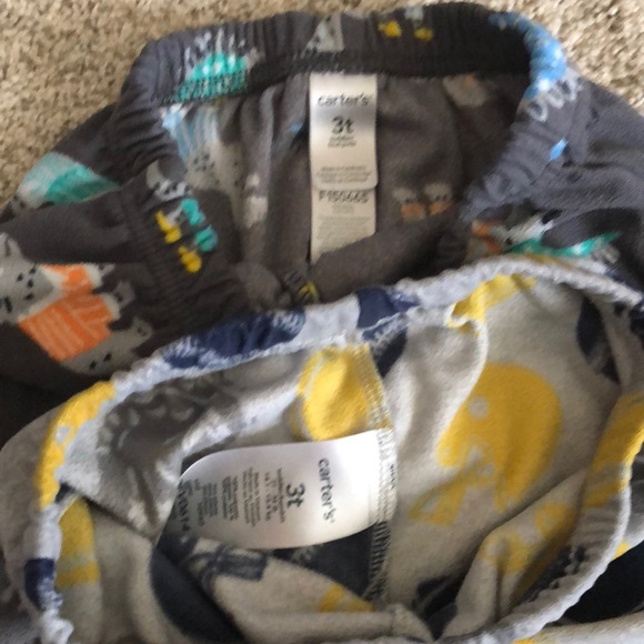 CARTERS FLEECE PAJAMA BOTTOMS 3T - Picture 4 of 5